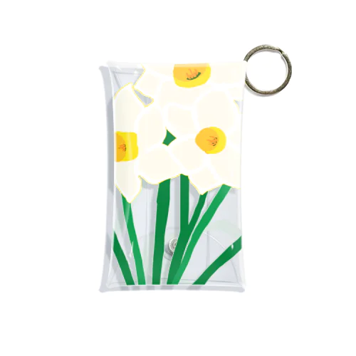 flower L Mini Clear Multipurpose Case