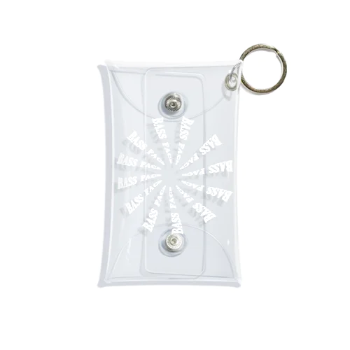 BASS FACE FLOWER Mini Clear Multipurpose Case