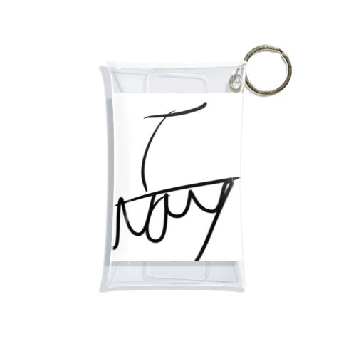 T-WAY ロゴ Mini Clear Multipurpose Case