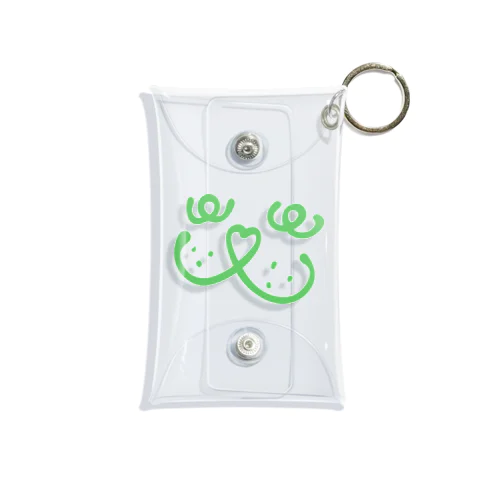 DOGECOの看板犬ぶる Mini Clear Multipurpose Case