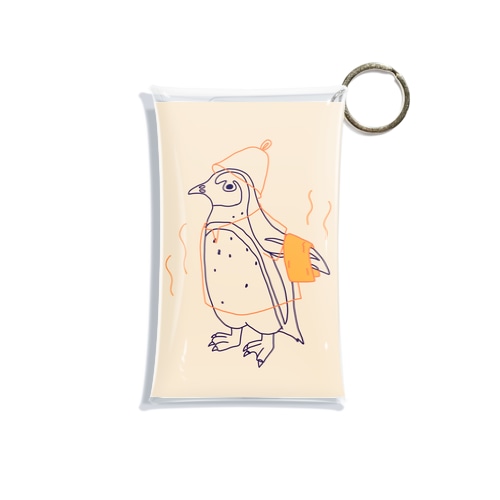 からふるサウナーケープペンギン Mini Clear Multipurpose Case