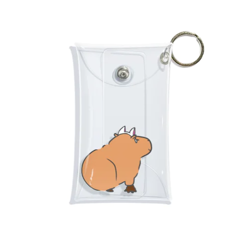 カピバラ、猫になる。 Mini Clear Multipurpose Case