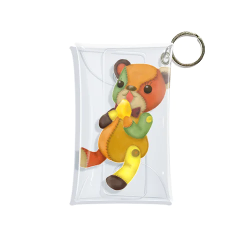 ぬいぐるみクマちゃん Mini Clear Multipurpose Case