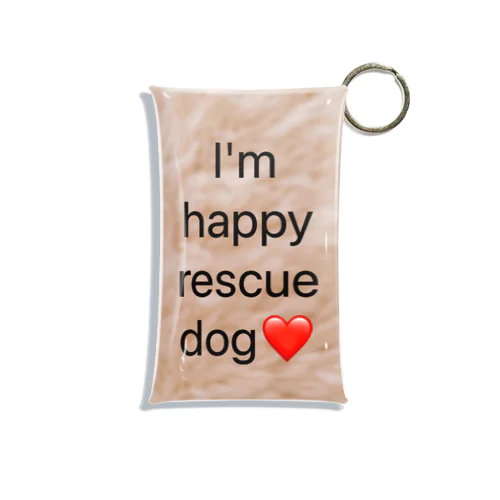 ❤️幸せな保護犬と飼い主さんの為のグッズ❤️ Mini Clear Multipurpose Case