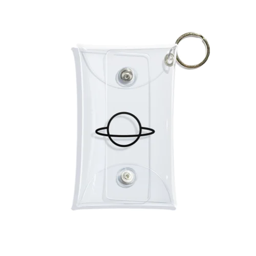 シンプルな土星 Mini Clear Multipurpose Case