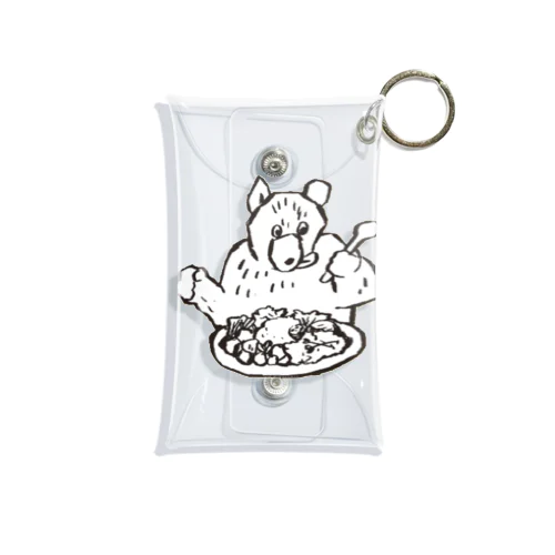 かっぽうかぽうのKAPO Curry カレークレイジーくまさん Mini Clear Multipurpose Case