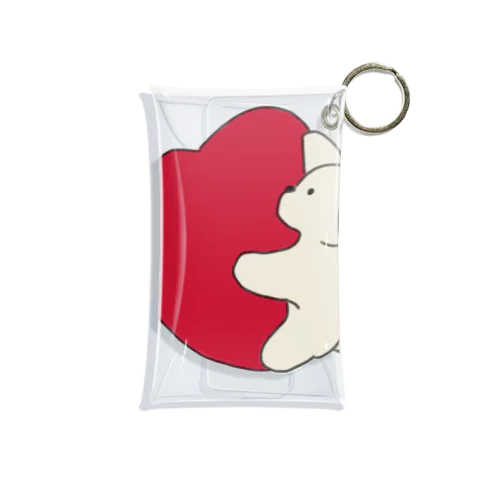 A loving puppy Mini Clear Multipurpose Case