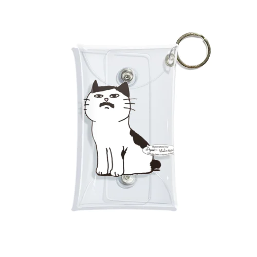 ヒゲ猫 Mini Clear Multipurpose Case