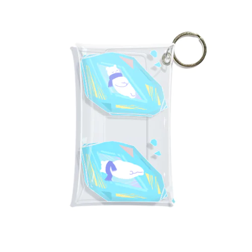 ねむねむシロクマ Mini Clear Multipurpose Case