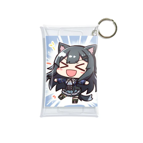 BIGSmile黒猫ちゃん Mini Clear Multipurpose Case