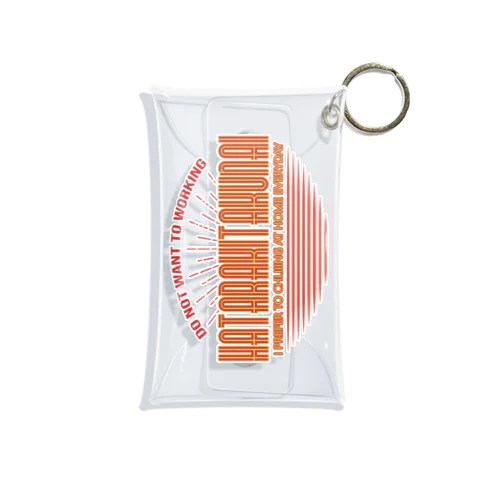 HATARAKITAKUNAI Mini Clear Multipurpose Case