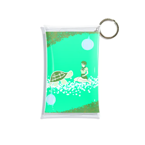 亀と女子 Mini Clear Multipurpose Case