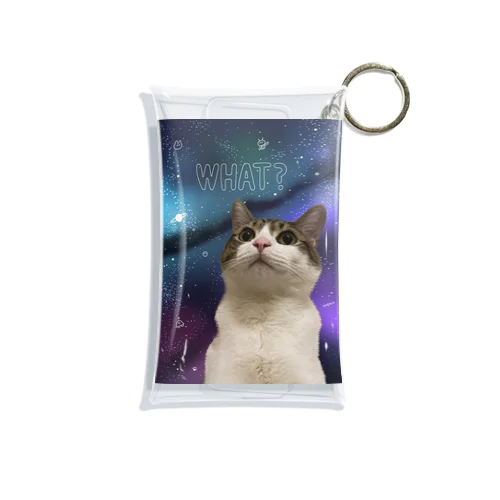 宇宙猫ぴちゅ Mini Clear Multipurpose Case