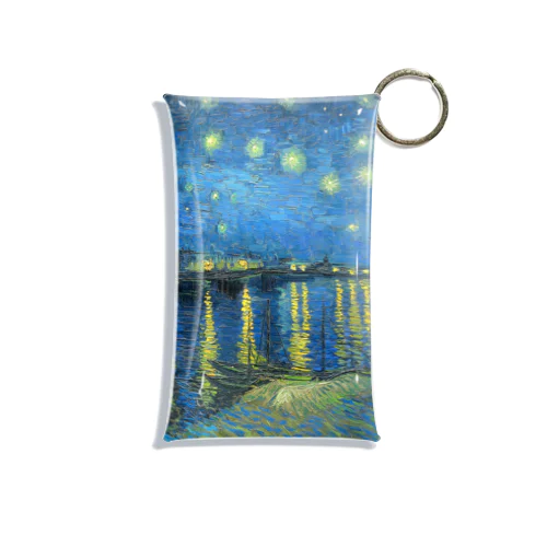 ゴッホ　ローヌ川の星月夜　Van Gogh / Starry Night Over the Rhône  Mini Clear Multipurpose Case