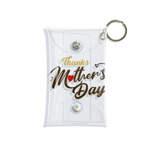 Thanks Mother’s Day Mini Clear Multipurpose Case