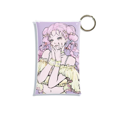 アイドルちゃん(背景あり) Mini Clear Multipurpose Case