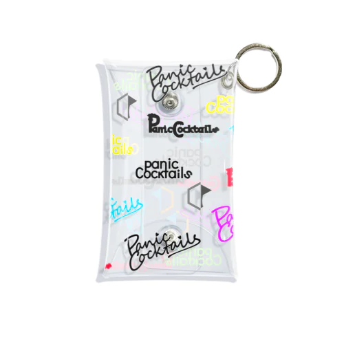 Panic Cocktails ロゴ大集合 Mini Clear Multipurpose Case