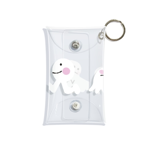 お化け?達【白】 Mini Clear Multipurpose Case