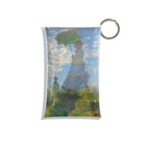 散歩、日傘をさす女性 / Woman with a Parasol - Madame Monet and Her Son Mini Clear Multipurpose Case