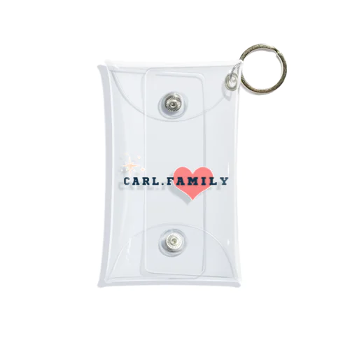 ［Carl,Family］ロゴ③〈ハート〉 Mini Clear Multipurpose Case