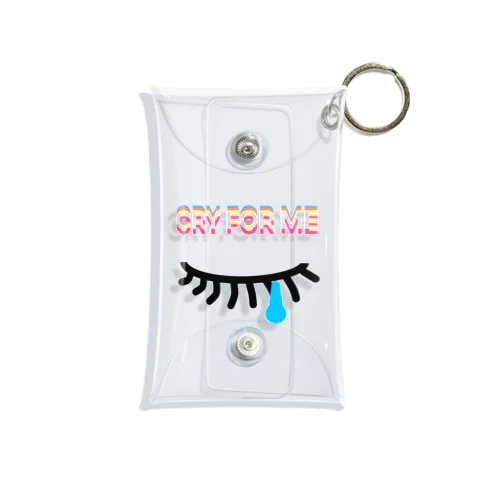 CRY FOR ME Mini Clear Multipurpose Case