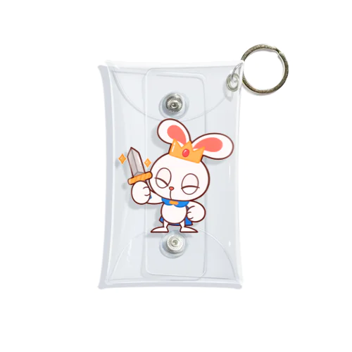 ぽっぷらうさぎ(勇敢！) Mini Clear Multipurpose Case