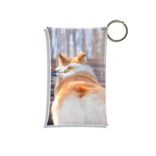 コーギー犬もこすけグッズ Mini Clear Multipurpose Case