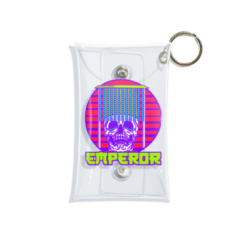 【前面】skeleton emperor Mini Clear Multipurpose Case