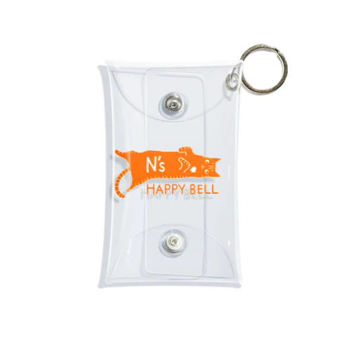 N's HAPPY BELL（ロゴ） Mini Clear Multipurpose Case