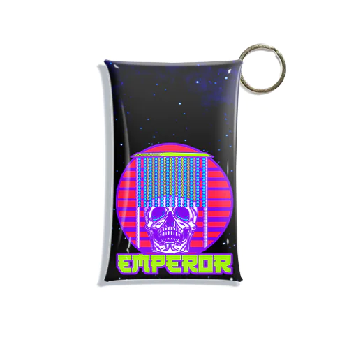 space skeleton emperor Mini Clear Multipurpose Case