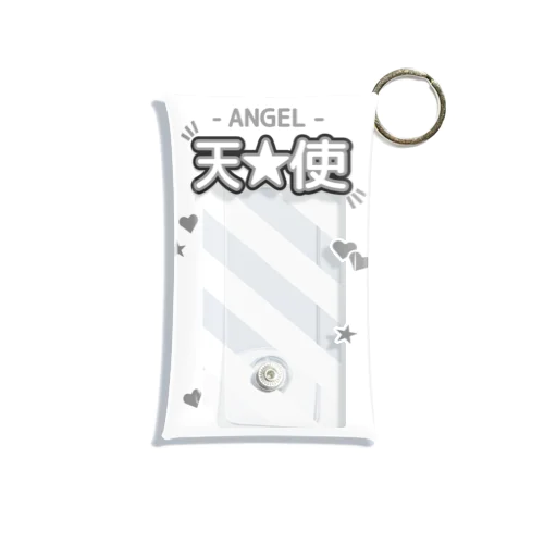 『ANGEL - 天使』推しチェキケース【白】 Mini Clear Multipurpose Case