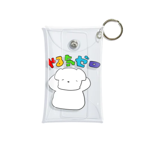 やる気ゼロ（デカくて白い犬） Mini Clear Multipurpose Case