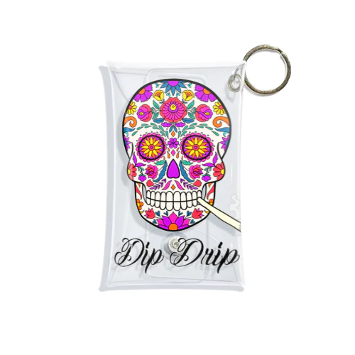 DIP DRIP "Sugar Skull" Series Mini Clear Multipurpose Case