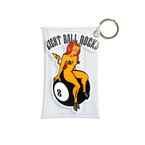 EIGHT BALL ROCKS Mini Clear Multipurpose Case