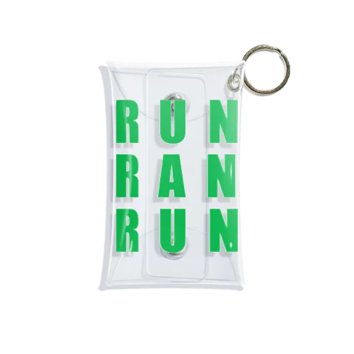 RUN RAN RUN Mini Clear Multipurpose Case