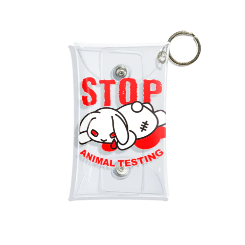 Stop Animal Testing ミニクリアマルチケース