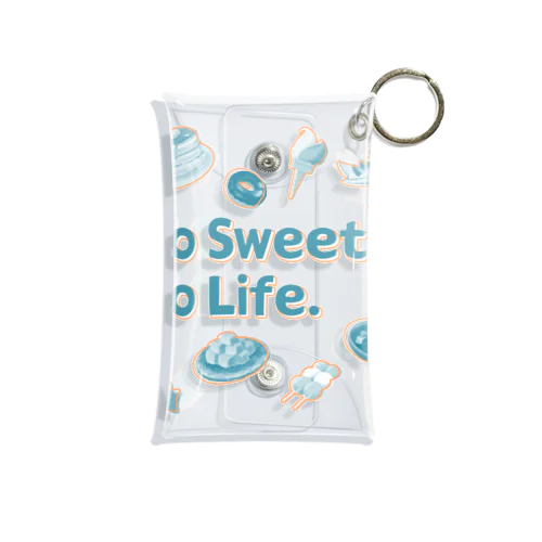 No Sweets,No Life.Ⅱ Mini Clear Multipurpose Case