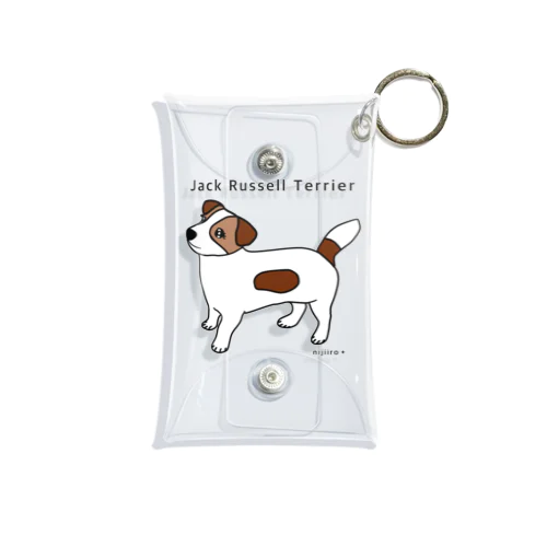 かわいいジャックラッセルテリア犬 Mini Clear Multipurpose Case