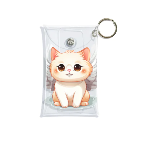 可愛いねこ天使 Mini Clear Multipurpose Case