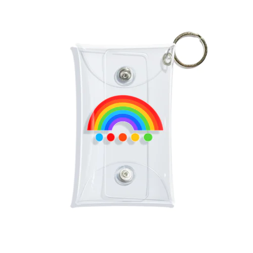 rainbow Mini Clear Multipurpose Case