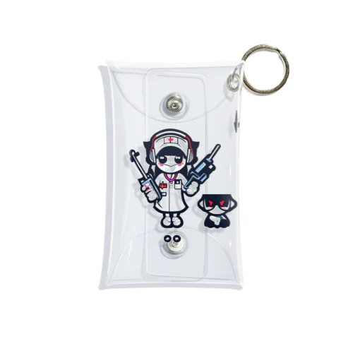 CuteCombat_nurse(ナース)_ver.002 Mini Clear Multipurpose Case