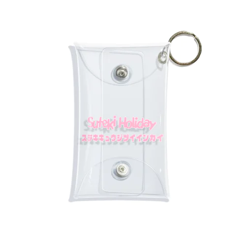 ステキ休日委員会Logoグッズ（Tシャツ以外） Mini Clear Multipurpose Case