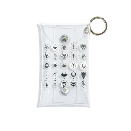 Zodiac signs Mini Clear Multipurpose Case