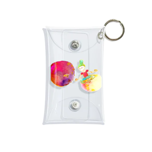 そばかすこちゃん on ball  (小物) Mini Clear Multipurpose Case