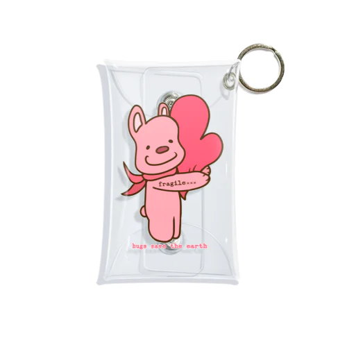 hugs save the earth Mini Clear Multipurpose Case