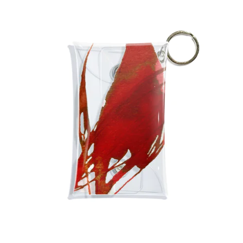 紅 Mini Clear Multipurpose Case