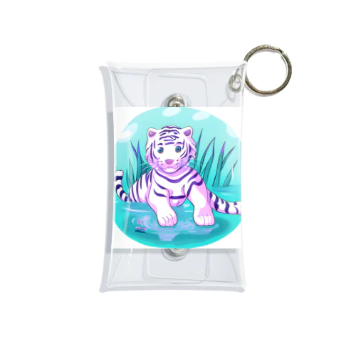 White Tiger Baby Sigi Mini Clear Multipurpose Case