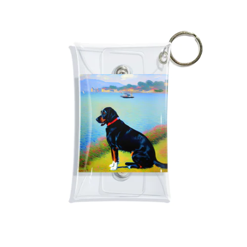 モネの犬 Mini Clear Multipurpose Case