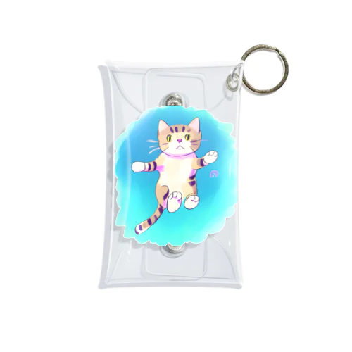 猫の大ジャンプ Mini Clear Multipurpose Case