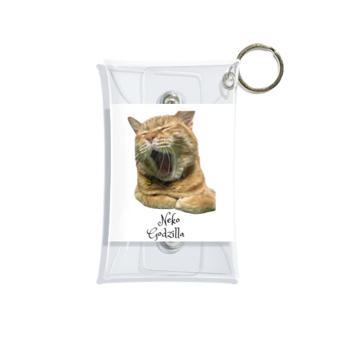 猫ごじら Mini Clear Multipurpose Case